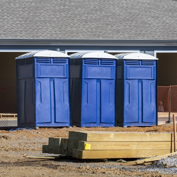 are there any restrictions on what items can be disposed of in the portable restrooms in Vershire